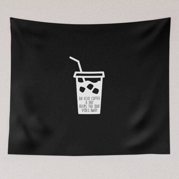 Item preview, An Iced Coffee A Day Keeps The Bad Vibes Away Barista designed and sold by Nessshirts.