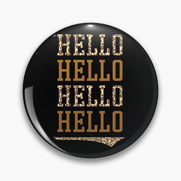 Item preview, Hello Leopard Print designed and sold by Tanya Mihe.