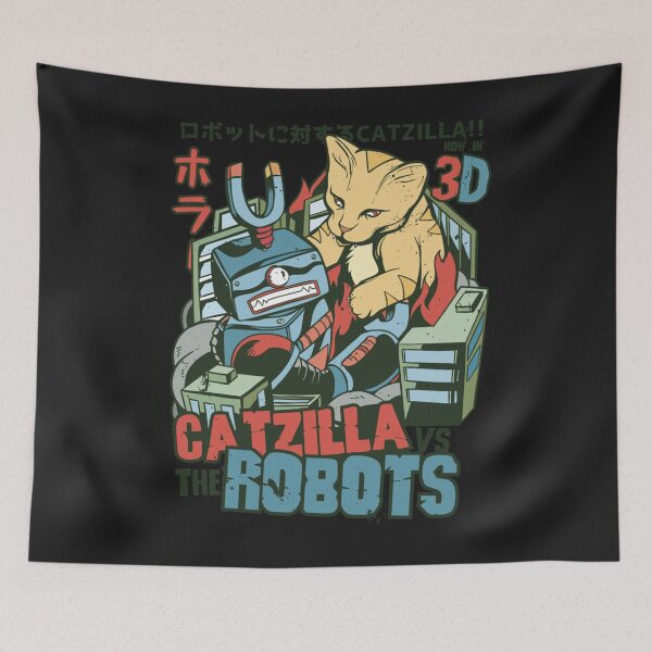 Item preview, It is Catzilla!! Japanese Vintage Movie designed and sold by KainOdeh.
