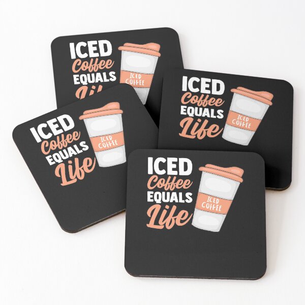 Item preview, Iced Coffee Equals Life Ice Coffee Mocha Love Ice Coffee designed and sold by Nessshirts.
