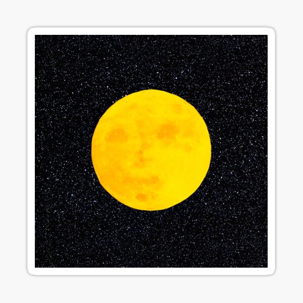 Item preview, Full Moon, Black Space by IdeaJones designed and sold by IdeaJones.