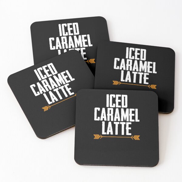 Item preview, Iced Caramel Latte Ice Coffee Mocha Brew Coffee Drinker designed and sold by Nessshirts.
