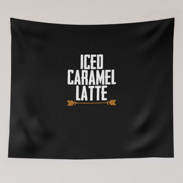 Item preview, Iced Caramel Latte Ice Coffee Mocha Brew Coffee Drinker designed and sold by Nessshirts.