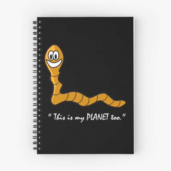 Item preview, Cute Earthworm Animal Planet Art - Black designed and sold by geekySlicks.