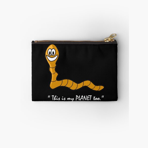 Item preview, Cute Earthworm Animal Planet Art - Black designed and sold by geekySlicks.
