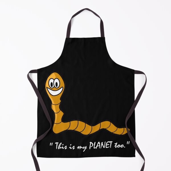 Item preview, Cute Earthworm Animal Planet Art - Black designed and sold by geekySlicks.