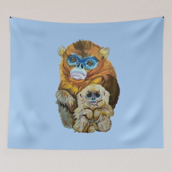 Item preview, Snub-nosed Monkeys designed and sold by MariaSibireva.