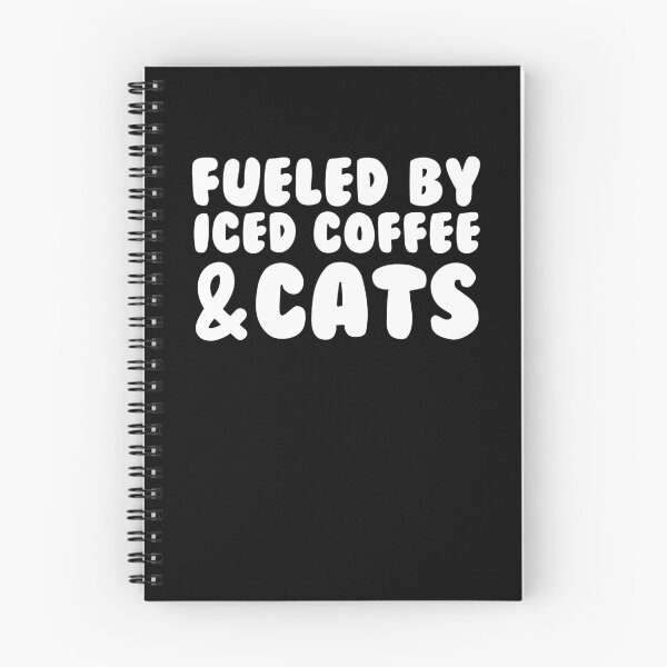 Item preview, Fueled By Iced Coffee And Cats Cold Brew Coffee Drinker designed and sold by Nessshirts.