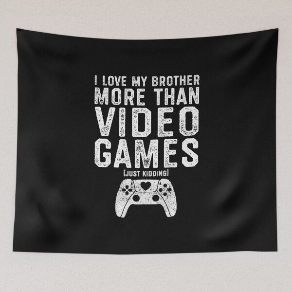Item preview, I Love My Brother Funny Video Gamer Gift Boys Girls Kids Premium T-Shirt designed and sold by LanPhan.