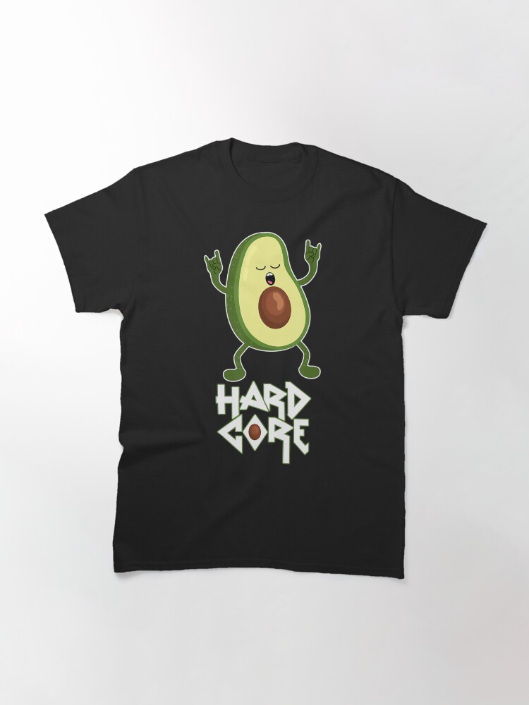 Alternate view of Hard Core Pun Death Metal Vegan Festival Metalcore Classic T-Shirt