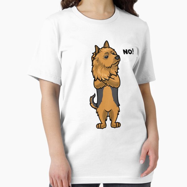 Item preview, Stubborn Australian Terrier Dog designed and sold by ZimStar.