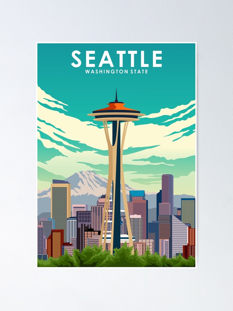 travel poster washington state