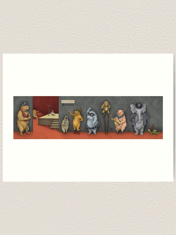 Alternate view of Audition Art Print
