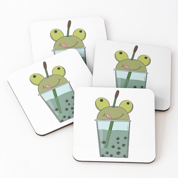 Item preview, Frog bubble tea designed and sold by meggiedesigncz.