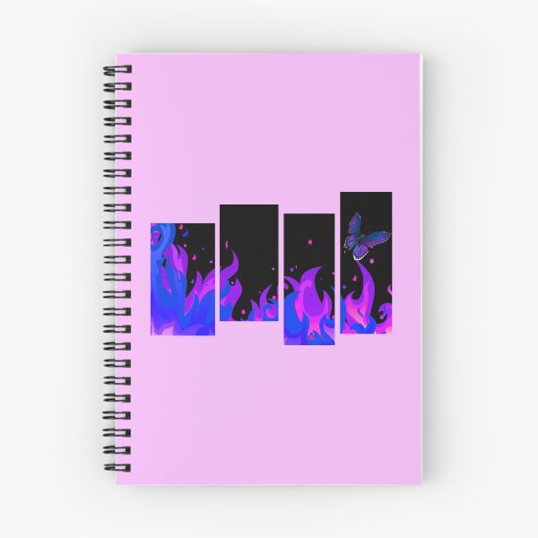 Item preview, Four rectangles with fire and butterfly design designed and sold by KheinJohn.