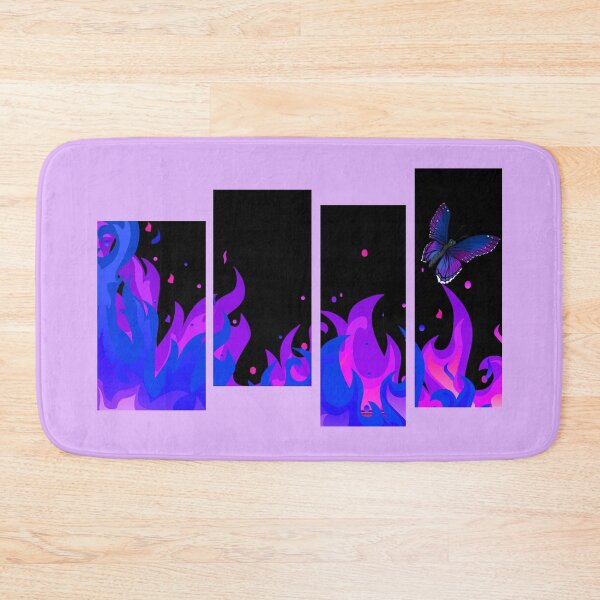 Item preview, Four rectangles with fire and butterfly design designed and sold by KheinJohn.