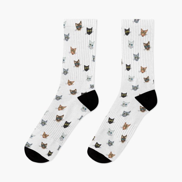 Item preview, Happy Cat Heads Redux designed and sold by JillPillDesign.