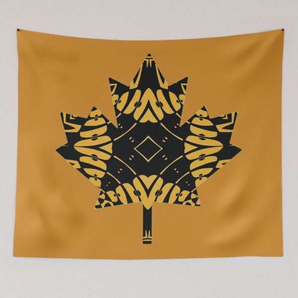 Item preview, Maple leaf Geometric artwork designed and sold by geometric01MG.