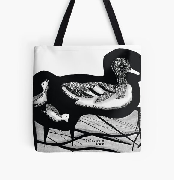 St Frideswide Ducks All Over Print Tote Bag