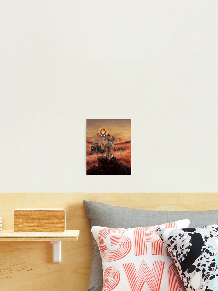 Thumbnail 1 of 3, Photographic Print, Warrior above the Sea of Fire designed and sold by TannerLail.