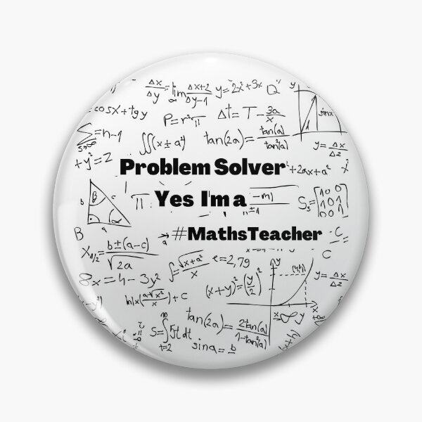 Item preview, Problem Solver Math Teacher designed and sold by CRAZY-T.