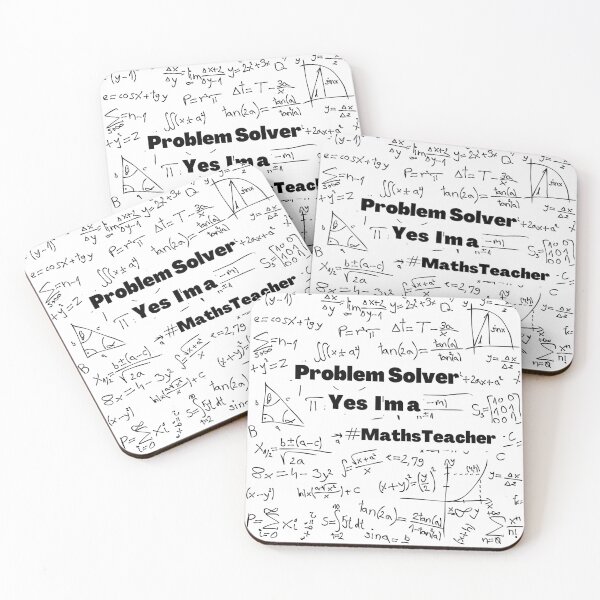Item preview, Problem Solver Math Teacher designed and sold by CRAZY-T.