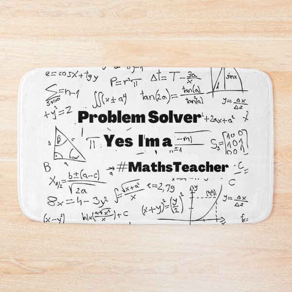 Item preview, Problem Solver Math Teacher designed and sold by CRAZY-T.
