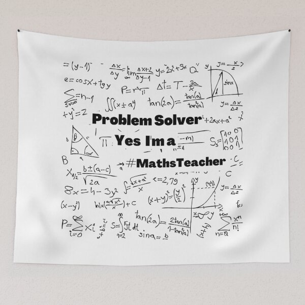 Item preview, Problem Solver Math Teacher designed and sold by CRAZY-T.