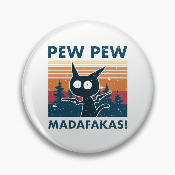 Item preview, PewPew Madafakas Cat designed and sold by KARAKATE.