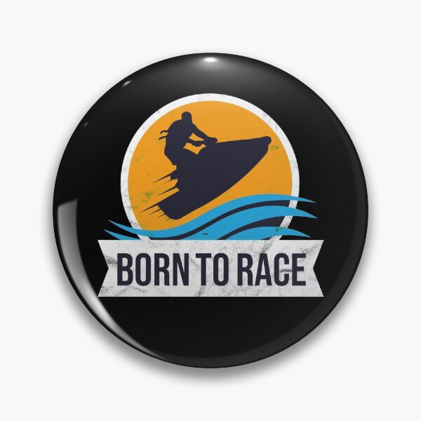 Item preview, Powerboat Racing Jet Ski Born to Race Summer Ocean Design designed and sold by justjonboy.