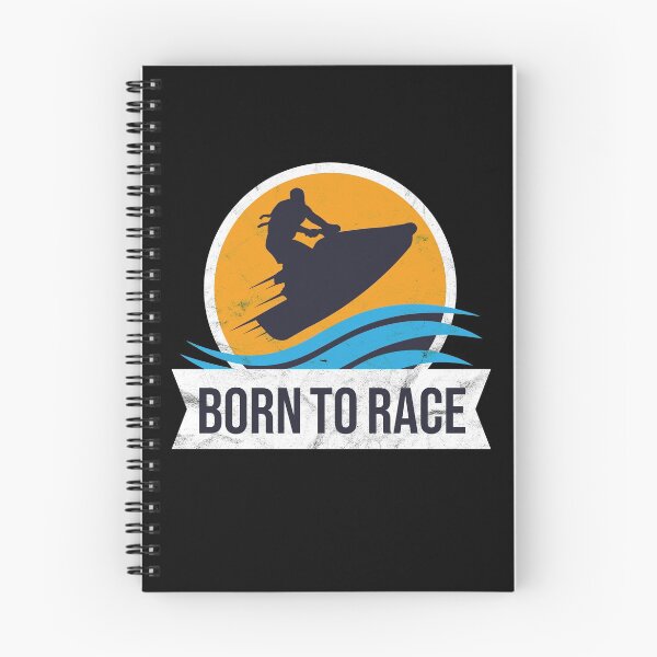 Item preview, Powerboat Racing Jet Ski Born to Race Summer Ocean Design designed and sold by justjonboy.