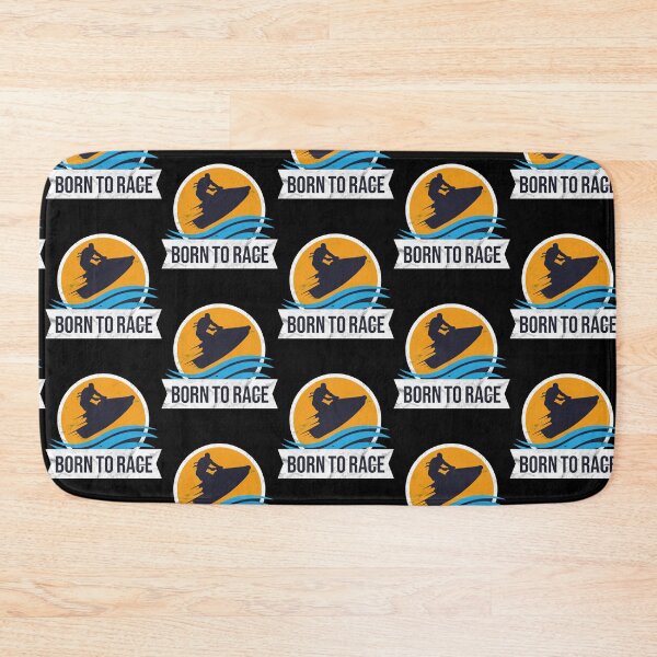 Item preview, Powerboat Racing Jet Ski Born to Race Summer Ocean Design designed and sold by justjonboy.