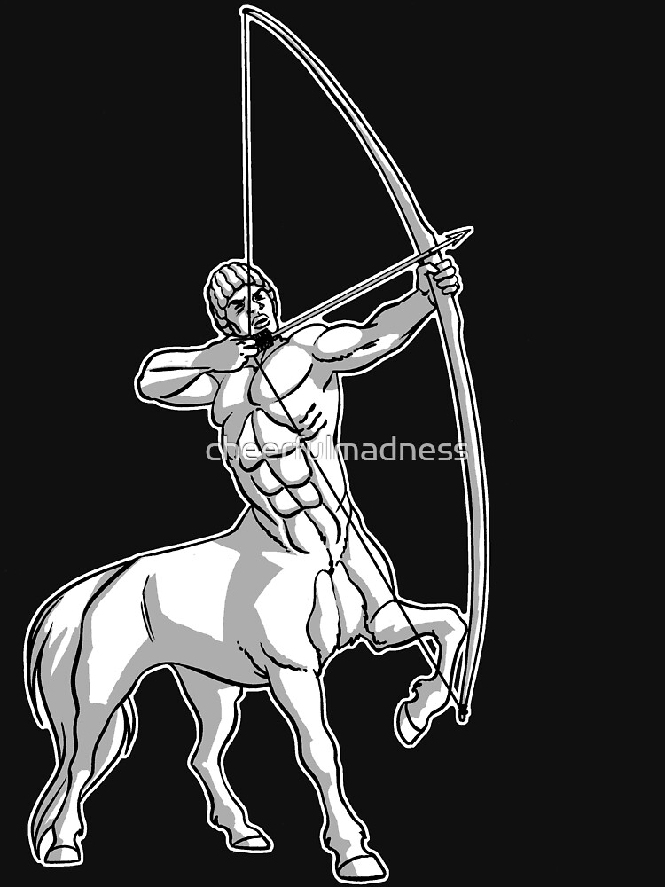 White Centaur Aiming High T-Shirt by Cheerful Madness!! by cheerfulmadness