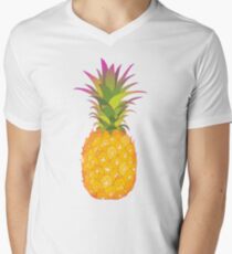 Pineapple T-Shirt mit V-Ausschnitt