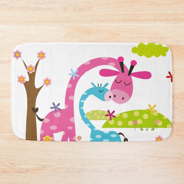 Item preview, African Landscape with Mama Giraffe and her cute son designed and sold by Creaciontrompiz.