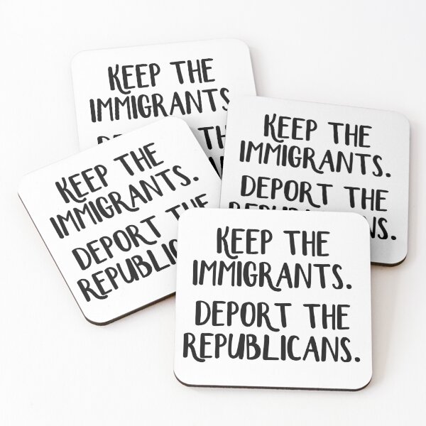 Item preview, Keep the immigrants Deport the Republicans designed and sold by allthetees.