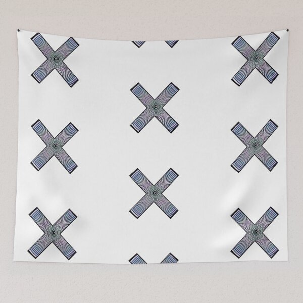 Item preview, The abstract colorful X designed and sold by WilliamPyr.