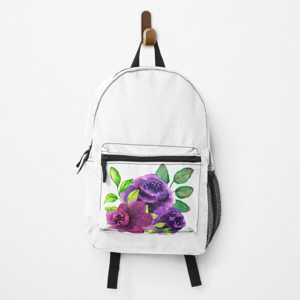 Item preview, Pink&purple floral compositions with green leaves designed and sold by mommercury.