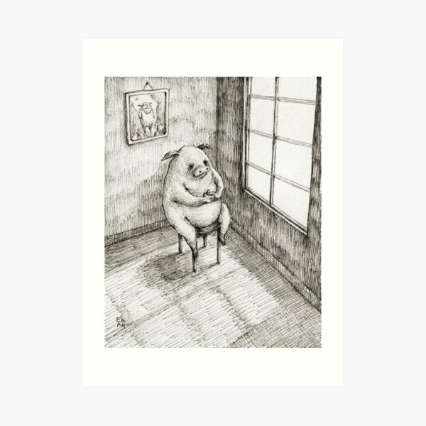 Pensive Art Print