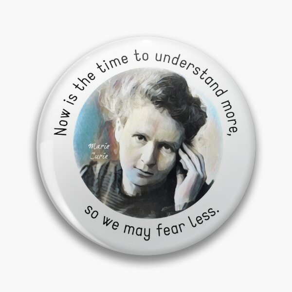 Item preview, Marie Curie Quote designed and sold by Martini-Four.