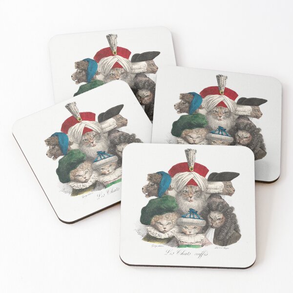 Item preview, Les Chats Coiffés designed and sold by Rozgani.