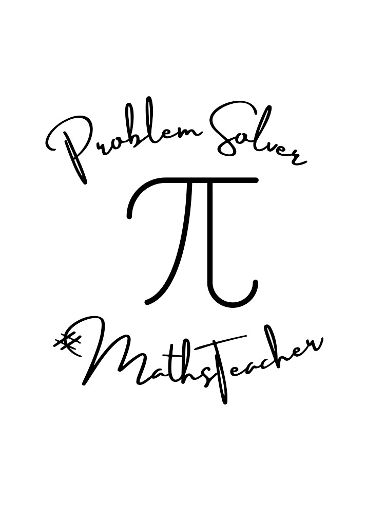 Thumbnail 3 of 3, Scarf, Problem Solver Math Teacher designed and sold by CRAZY-T.