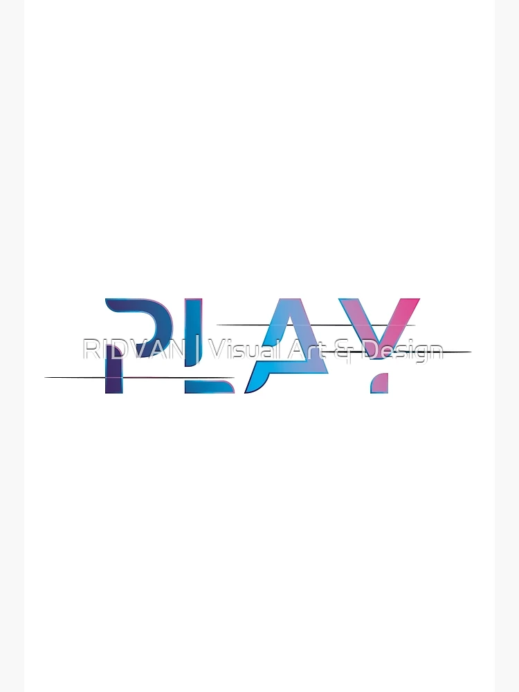 Thumbnail 3 of 3, Poster, PLAY designed and sold by RIDVAN | Visual Art & Design.