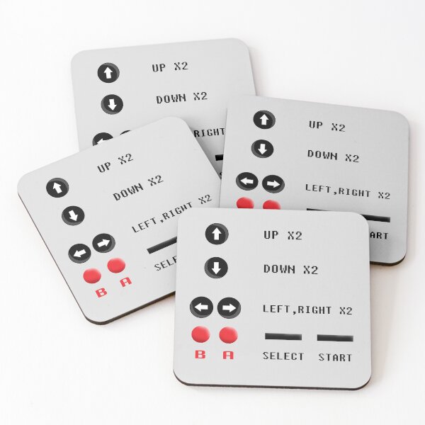 Item preview, Up X2 Down X2 Left Right X2 Cheat Code designed and sold by Styler Design.