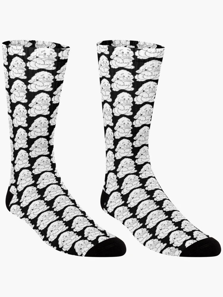 Thumbnail 3 of 5, Socks, Cute Rabbit designed and sold by julset.