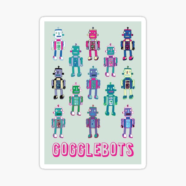 Item preview, GoggleBots - robot pattern - fun pattern by Cecca Designs designed and sold by Cecca-Designs.