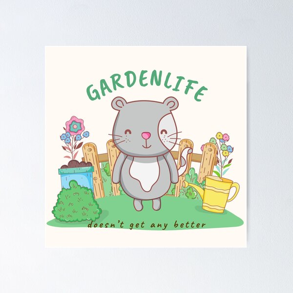 Item preview, Cute Cat Garden Life Doesn't Get Any Better designed and sold by Sun-Blessed.