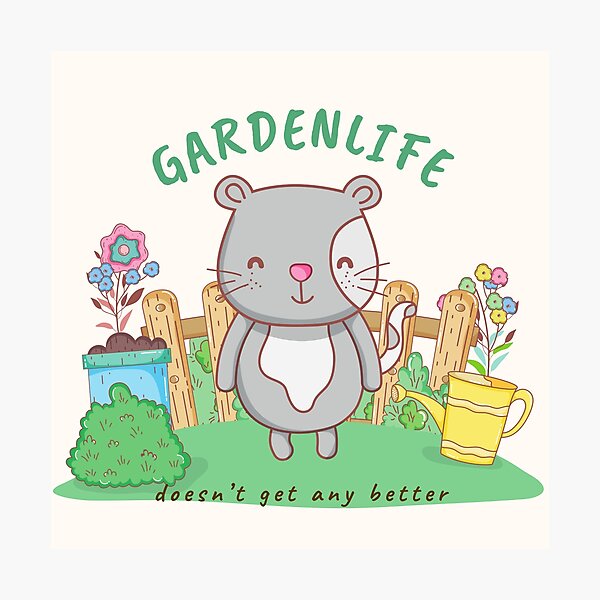 Item preview, La vida del lindo jardín de gatos no mejora designed and sold by Sun-Blessed.