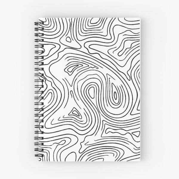 Item preview, liquid lines black and white pattern designed and sold by LIRAZ ZIV.