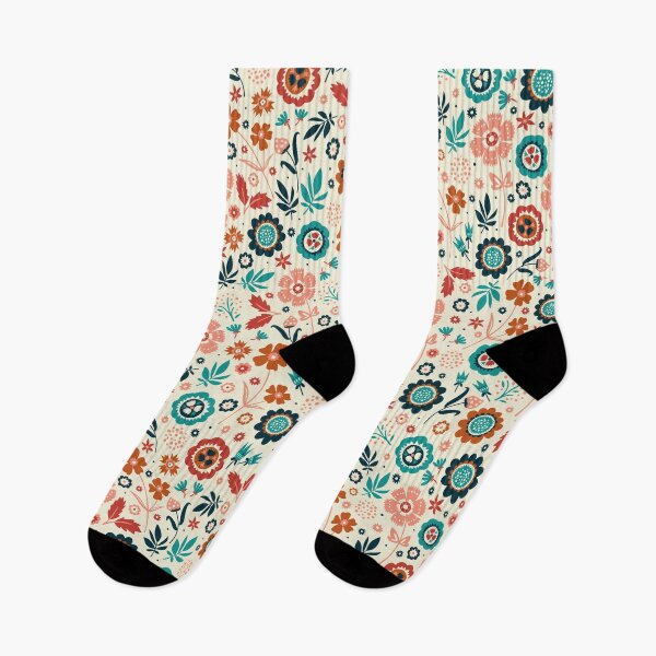 Item preview, Folk Flowers designed and sold by Anna Deegan.